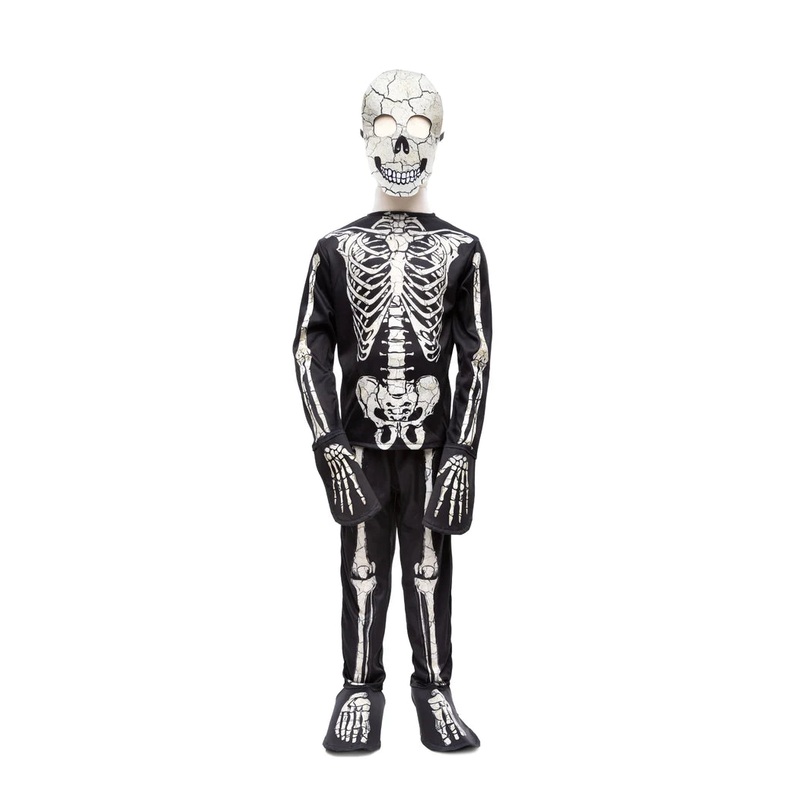 GID Skeleton Shirt/Pants/Mask Set, 5-6