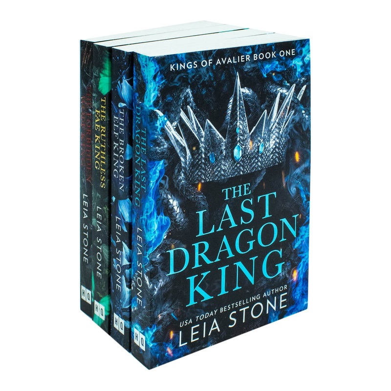 Kings of Avalier 4 Book Collection by Leia Stone| Epic Fantasy Series The Last Dragon King,The Broken Elf King & More| Adventure & Mythical Creatures