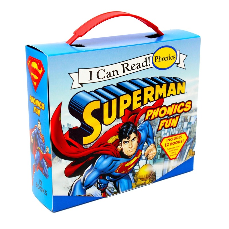 Superman Phonics Fun 12 Books by Lucy Rosen