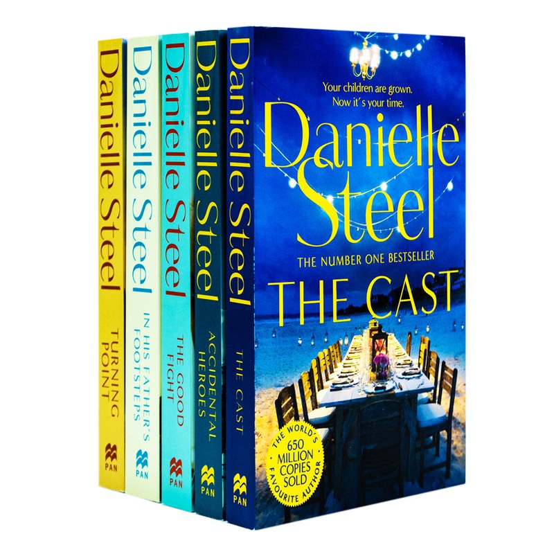 Danielle Steel Collection 5 Books Set (Series 3) (Turning Point, In His Father’s Footsteps, The Good Fight, Accidental Heroes, The Cast)