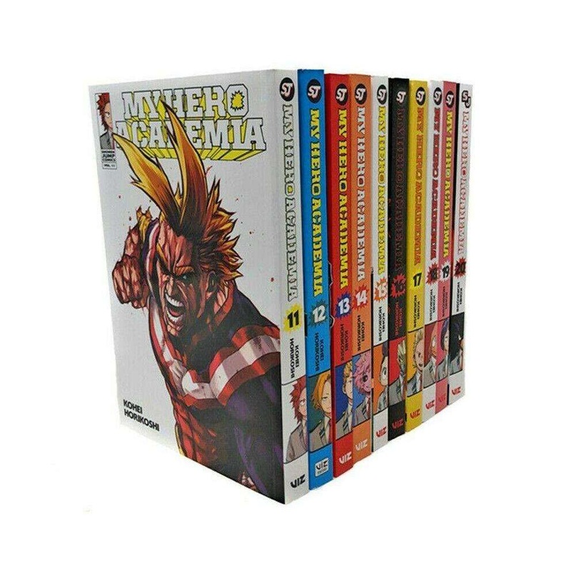 My Hero Academia Vol. 11-20 Collection  10 Book Superhero Manga Set | Action-Packed Graphic Novels from VIZ Media for Anime & Comic Fans