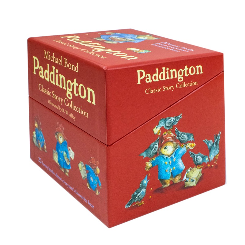 Paddington Classic Story Collection 20 Books Box Set Michael Bond (Paddington, At the Zoo, at St Paul’s, the Marmalade Maze, at the Palace, The Tower, Grand Tour, Carnival, Goes for Gold, Christmas Surprise & More)
