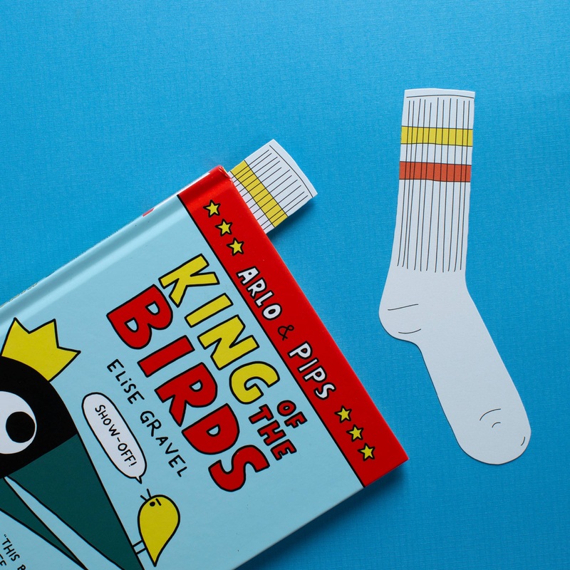 Humdrum Paper – Sock Bookmark (it’s die cut!)