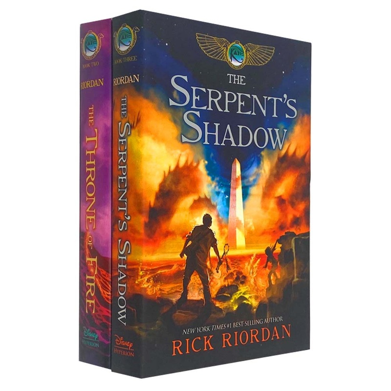 Kane Chronicles 2-Book Set by Rick Riordan | Epic Fantasy Adventure Series for12+ years | Includes The Serpents Shadow & More | Egyptian Mythology