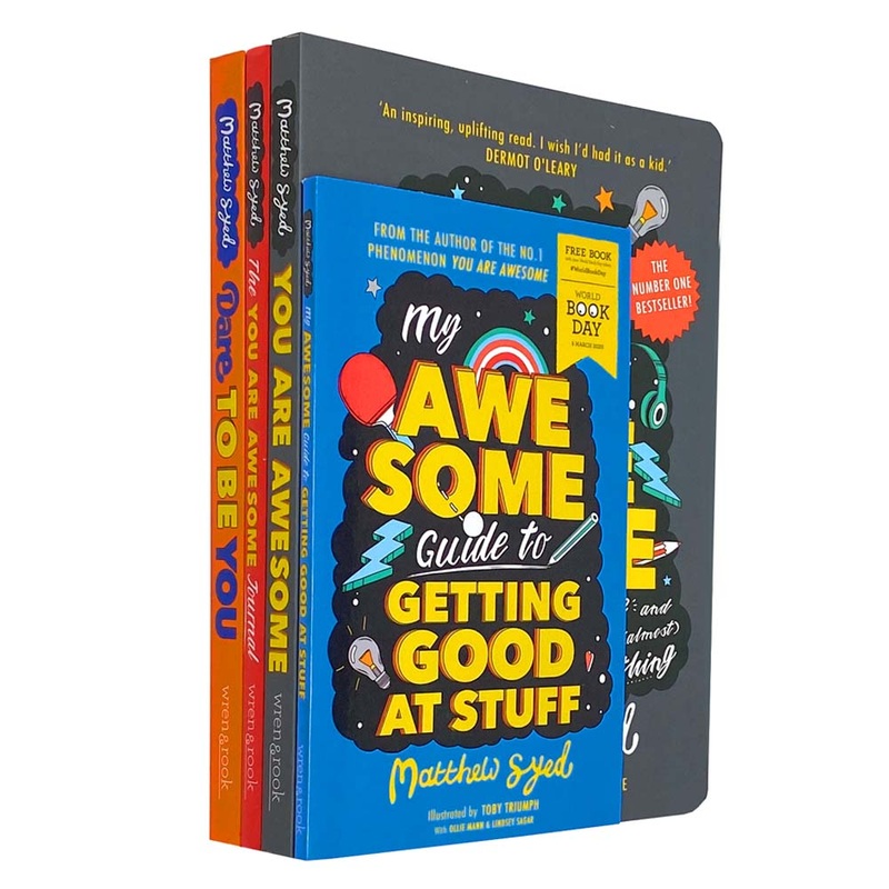 Matthew Syed Collection 4 Books Set, Dare to Be You, You Are Awesome…