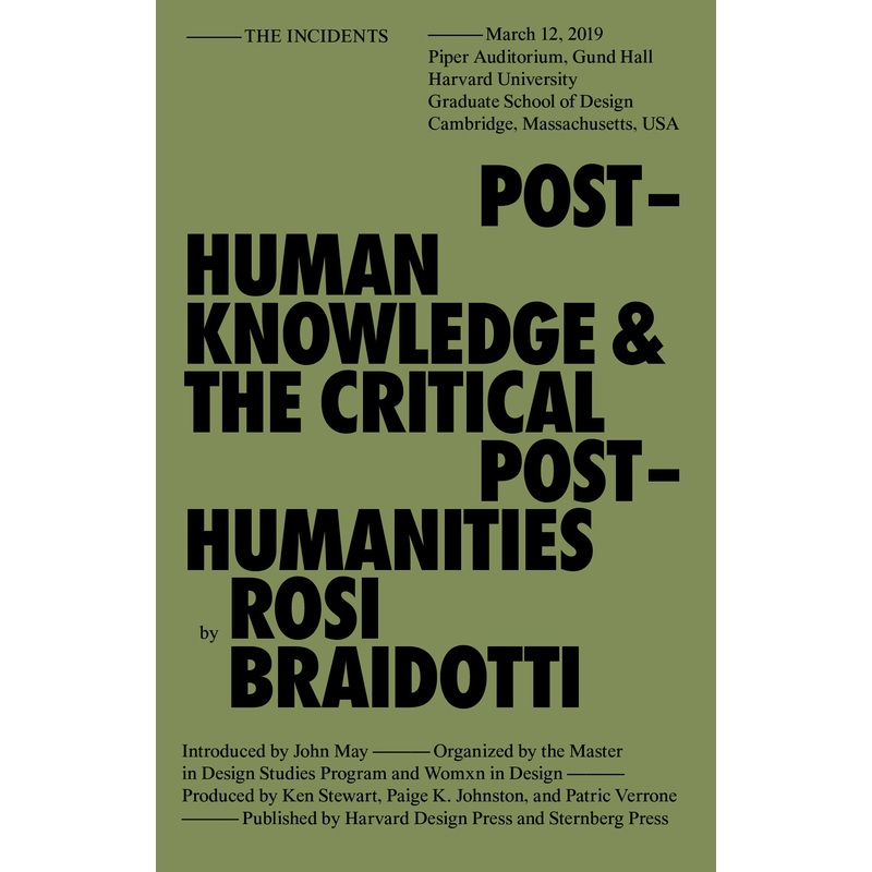 Posthuman Knowledge and the Critical Posthumanities