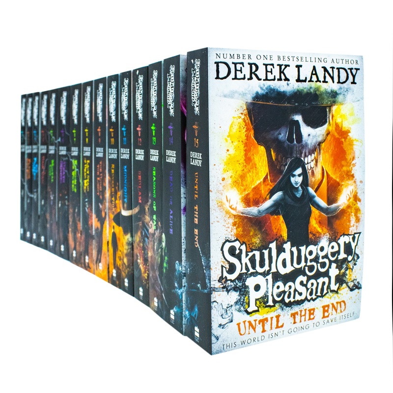 Skulduggery Pleasant 15 Books Collection Set By Derek Landy Skulduggery Pleasant, Playing With Fire, The Faceless Ones, Dark Days, Mortal Coil & More