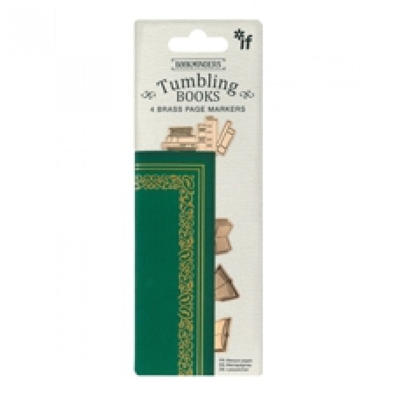 Bookminders Brass Page Markers – Tumbling Books