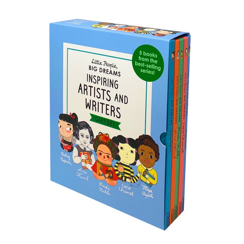 Little People, Big Dreams Inspiring Artists & Writers  5 Book Collection Box Set | Illustrated Children’s Stories for Creativity & Education
