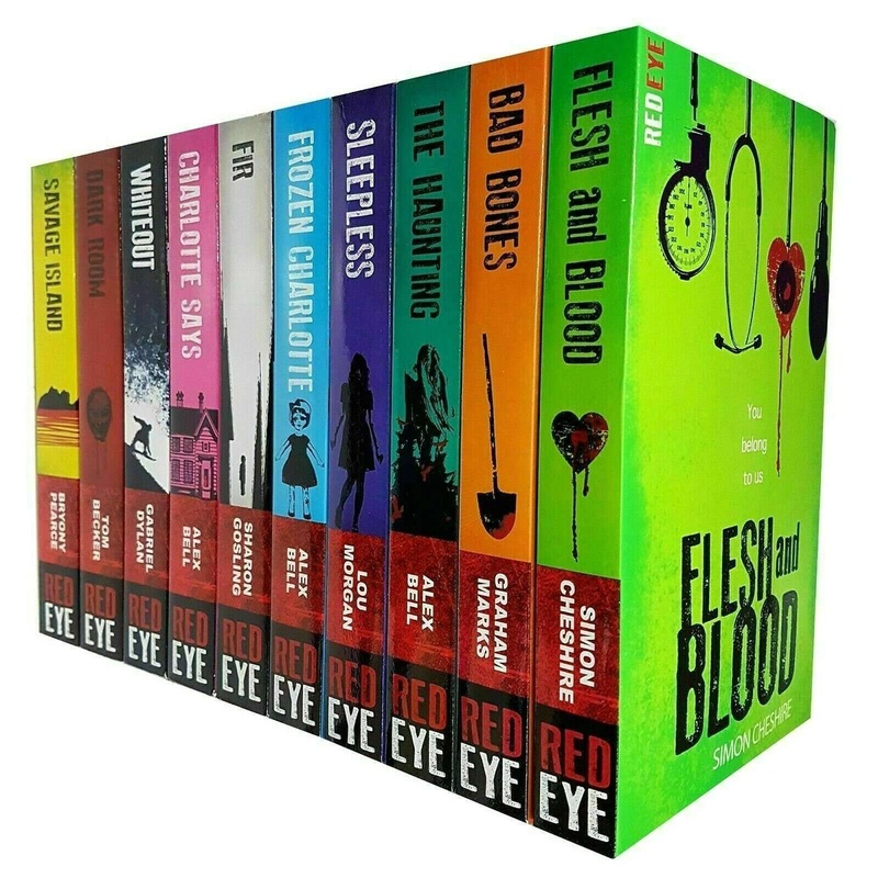 Red Eye Series 10-Book Collection by Simon Cheshire & Various Authors | Chilling Horror & Thriller Stories for 12+ years| Spooky Tales & Ghost Fiction
