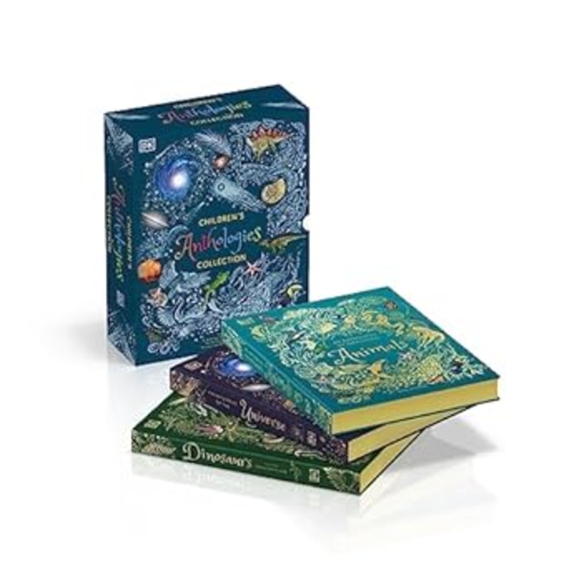 Children’s Anthologies Collection: 3-Book Box Set for Kids Ages 6-8, Featuring 300+ Animal, Dinosaur, and Space Topics (DK Children’s Anthologies)