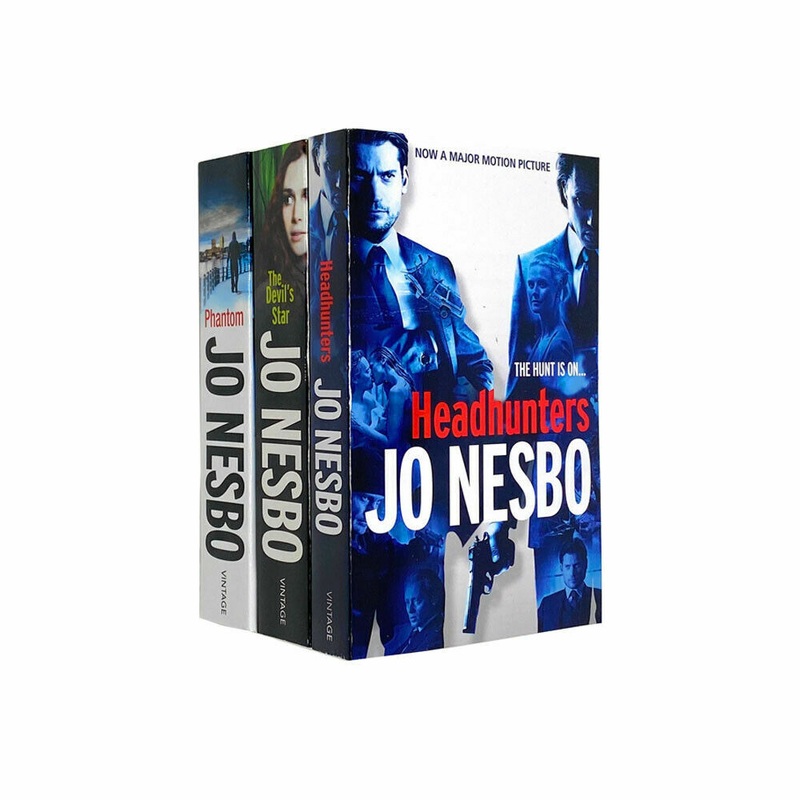 Jo Nesbo Collection 3 Books Set -The Devils Star, Phantom, Headhunters