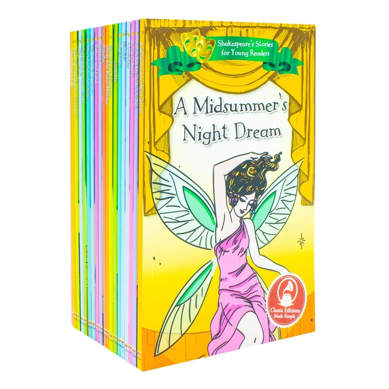 Shakespeare’s Stories for Young Readers  20-Book Set Collection | Classic Tales, Children’s Literature, Fiction, Education, Creativity & Storytelling