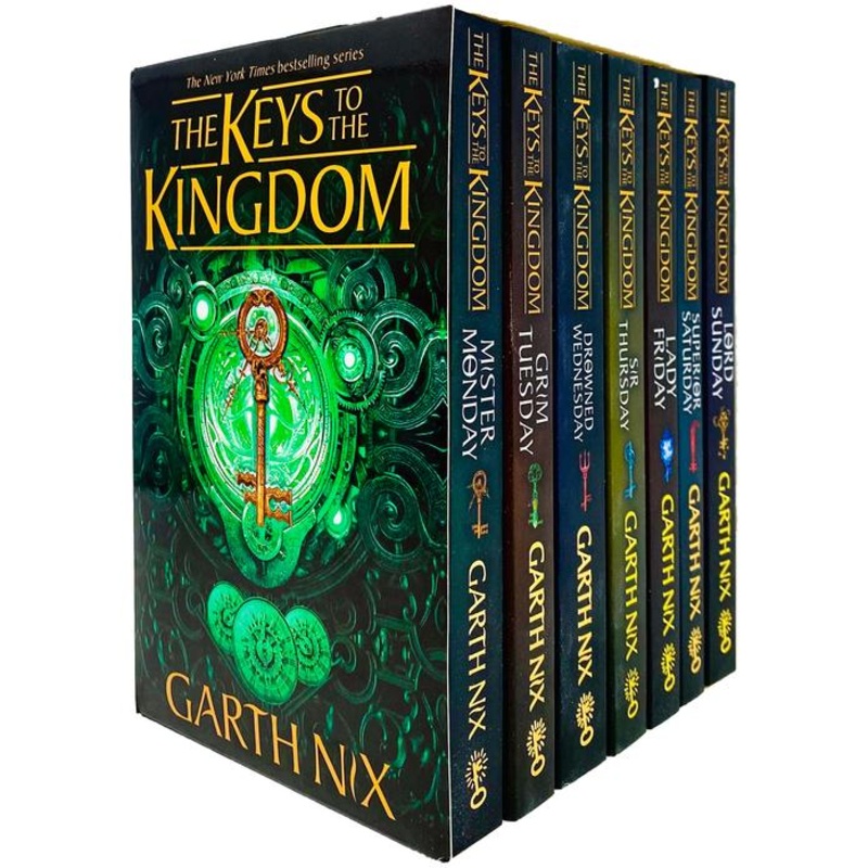 The Keys to the Kingdom Books 1-7 Box Set by Garth Nix | Fantasy Series, Magic Realms, Epic Quests, Adventure Tales for Kids & Young Adults