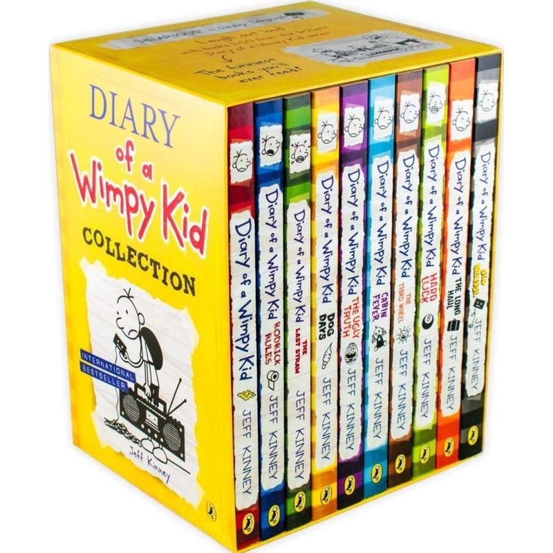Diary of a Wimpy Kid 10 Books Box Set By Jeff Kinney Pack