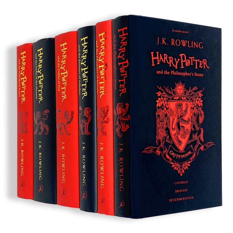 Harry Potter 6 Books Set Collection Gryffindor Edition By J.K Rowling