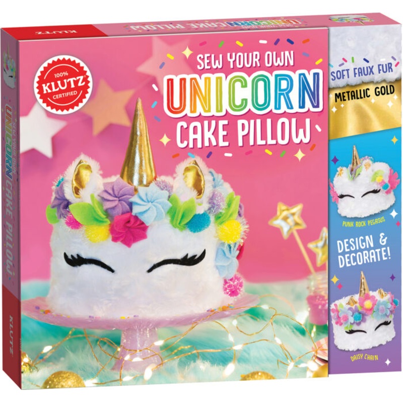 Klutz Sew Your Own Unicorn Cake Pillow