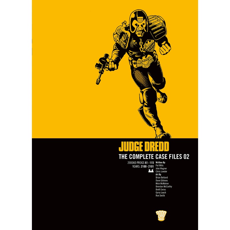 Judge Dredd: The Complete Case Files Book 2  Classic 2000 AD Graphic Novel | Volume 2 Comic Book Collection for Sci-Fi & Dystopian Comic Fans