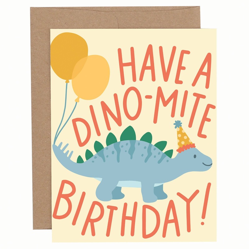 Greeting Card – Have A Dino-Mite Birthday