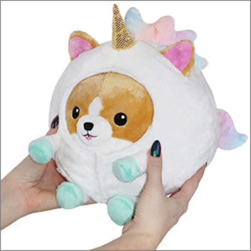 Squishable Undercover Corgi in Unicorn (7″)