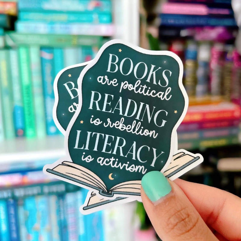 Books Are Political Sticker