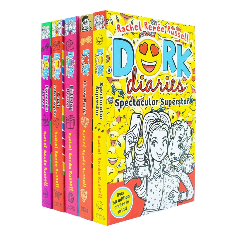 Dork Diaries 5-Book Collection (Volumes 11-15) by Rachel Renee Russell | Humorous & Imaginative Kids’ Series  Friendship, School Life & Fun Stories