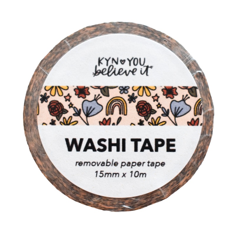 Kyn You Believe It – Whimsy Florals Washi Tape | Floral Print Washi