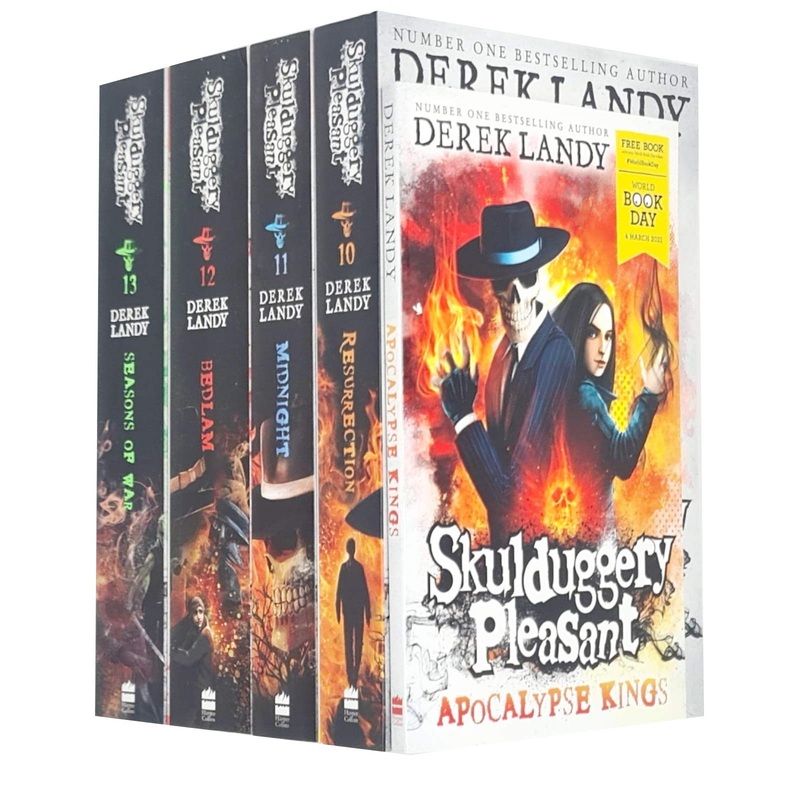 Skulduggery Pleasant book Series 10-13 Collection 5 Book Set Inc Apocalypse Kings