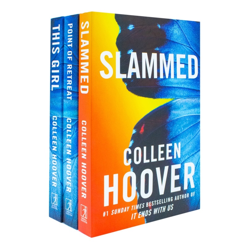 Colleen Hoover Slammed Series 3-Book Collection Set  Emotional Young Adult Romance Novels: Slammed,Point of Retreat & This Girl |Perfect for ages 12+