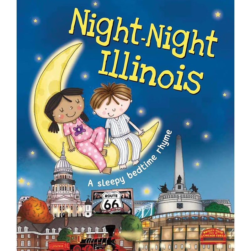 Night-Night Illinois: A Sweet Goodnight Board Book for Kids and Toddlers