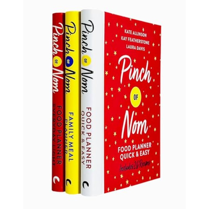 Pinch of Nom Collection 3 Books Set By Kay Featherstone, Kate Allinson, Laura Davis (Pinch of Nom Food Planner Quick and Easy, Everyday Light and Pinch of Nom Family Meal Planner)