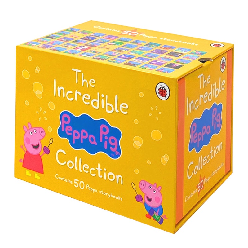 The Incredible Peppa Pig Collection 50 Children’s Books Box Set Fun & Educational Picture Books by Ladybird | Storytime & Reading for Kids & Toddlers