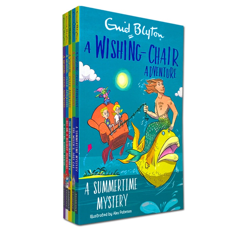 A Wishing Chair Adventure By Enid Blyton 5 Books, A Daring School Rescue, The Royal Birthday Party…