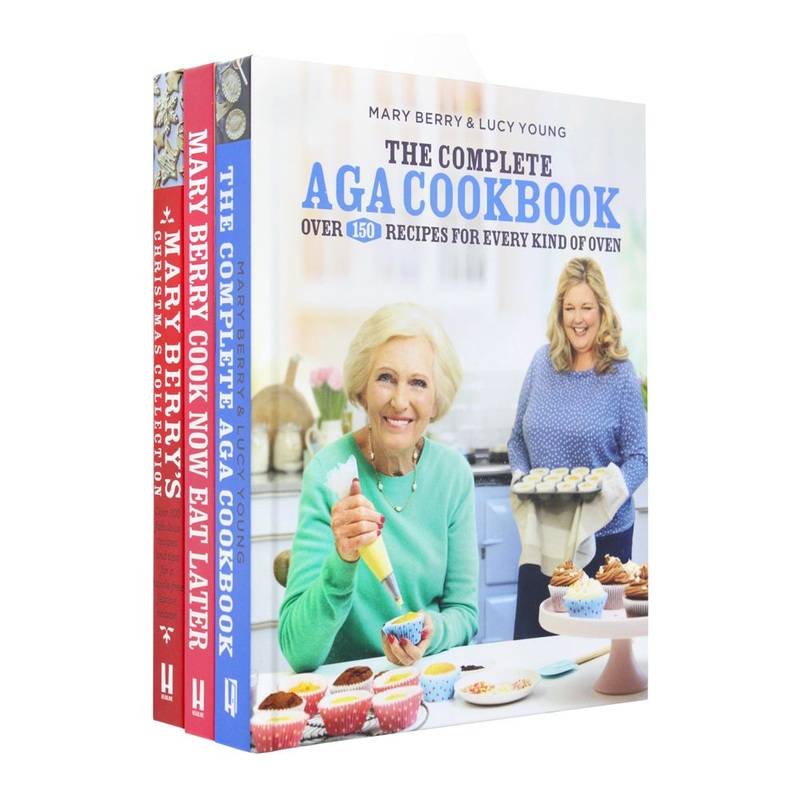 Mary Berry Cookbook Collection 3 Books Bundle (The Complete Aga Cookbook,Cook Now, Eat Later,Mary Berry’s Christmas Collection)Hardback