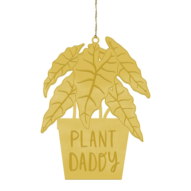 Pineapple Sundays Design Studio – Plant Daddy Brass Ornament