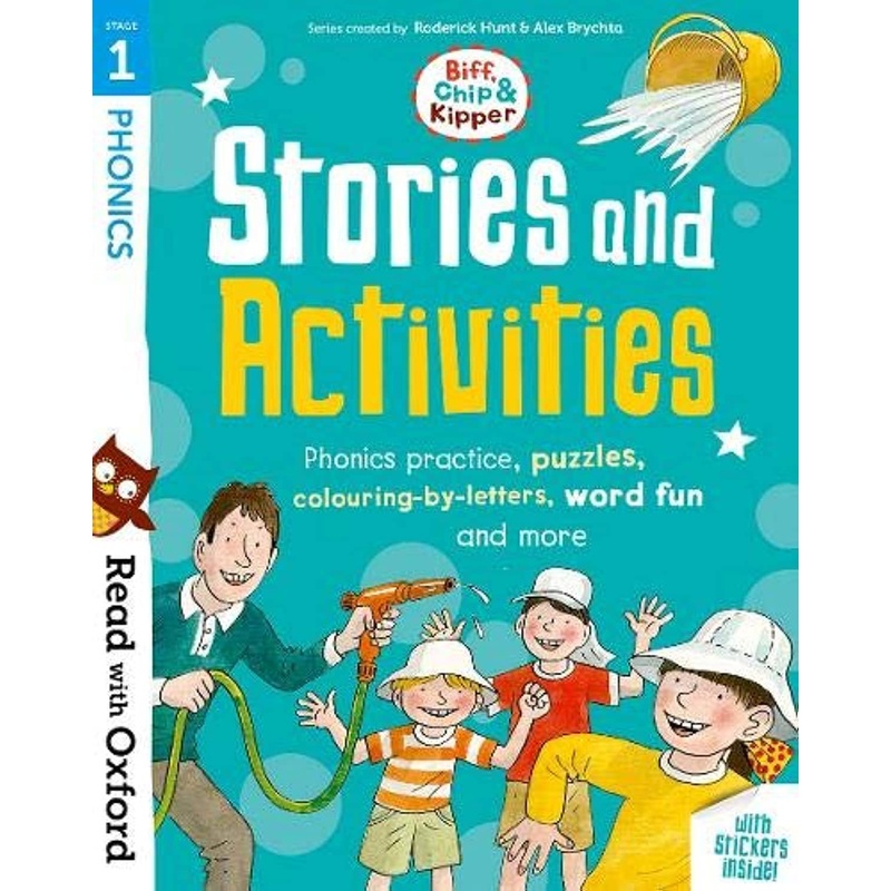 Read with Oxford: Stage 1: Biff, Chip and Kipper: Stories and Activities: Phonics practice, puzzles, colouring-by-letters, word fun and more