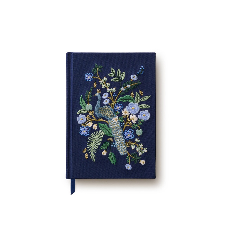 Rifle Paper Co. – Peacock Embroidered Journal