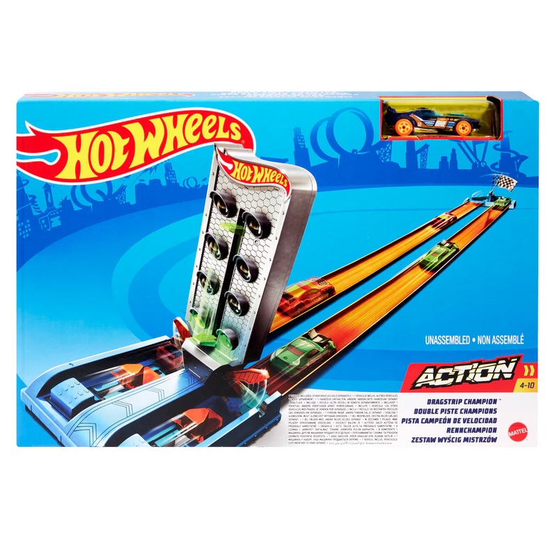Hot Wheels Action Champion Track Set Loop Stunt Champion