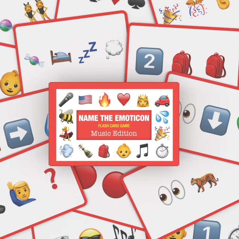 Name the Emoticon Card Game – Music