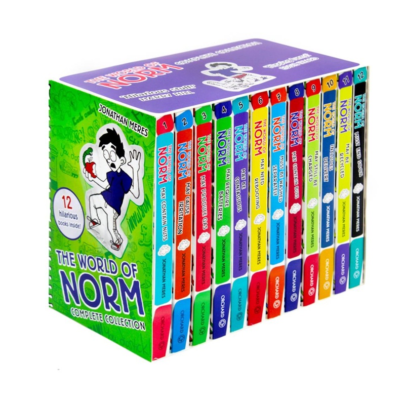 World of Norm Series Books 1 – 12 Complete Collection Box Set By Jonathan Meres