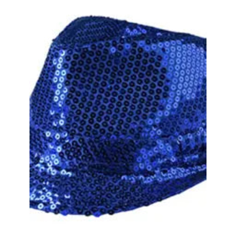 Blue Sequin Hat