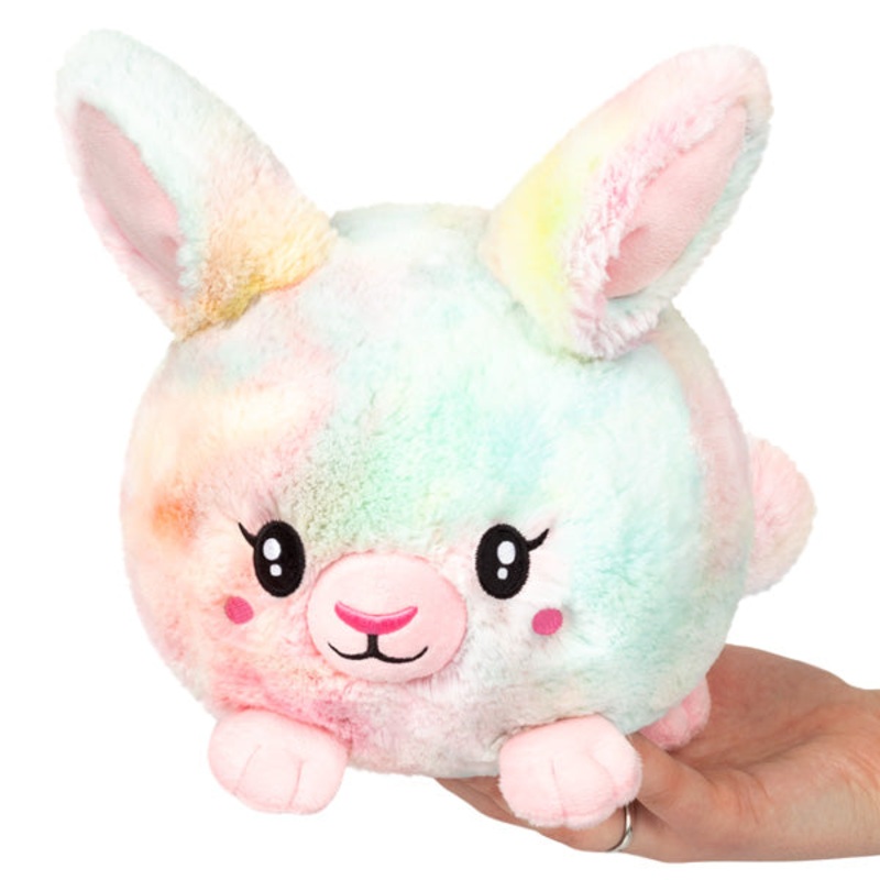 Mini Squishable Fluffy Bunny (Pastel Tie Dye)