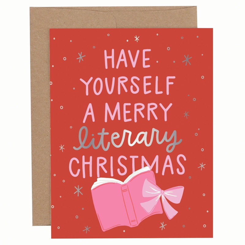 Greeting Card – Have Yourself A Merry Literary Christmas