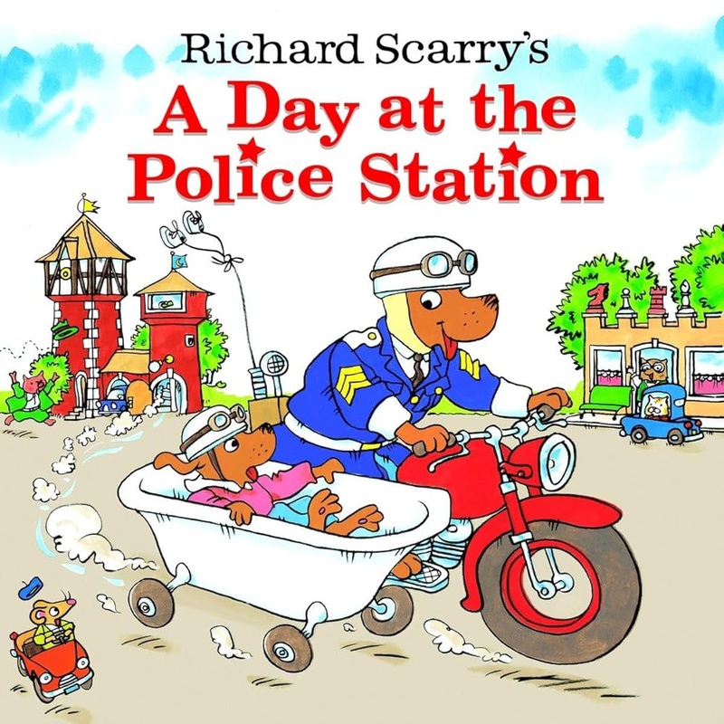 Richard Scarry’s A Day at the Police Station (Look-Look)