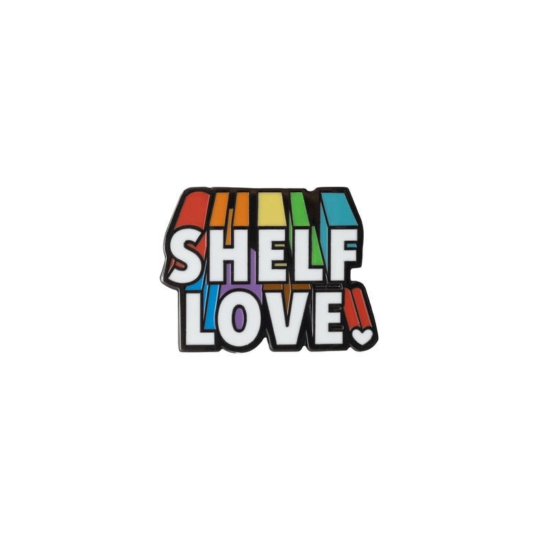 Shelf Love enamel pin