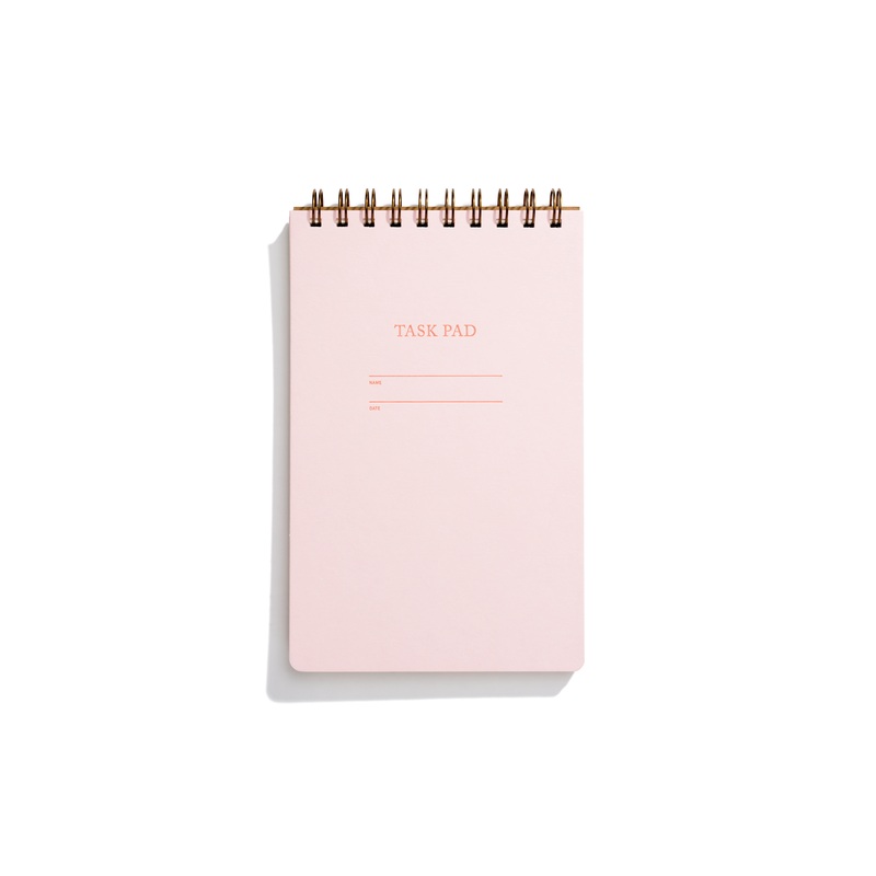 Task Pad Notebook – Pink Lemonade