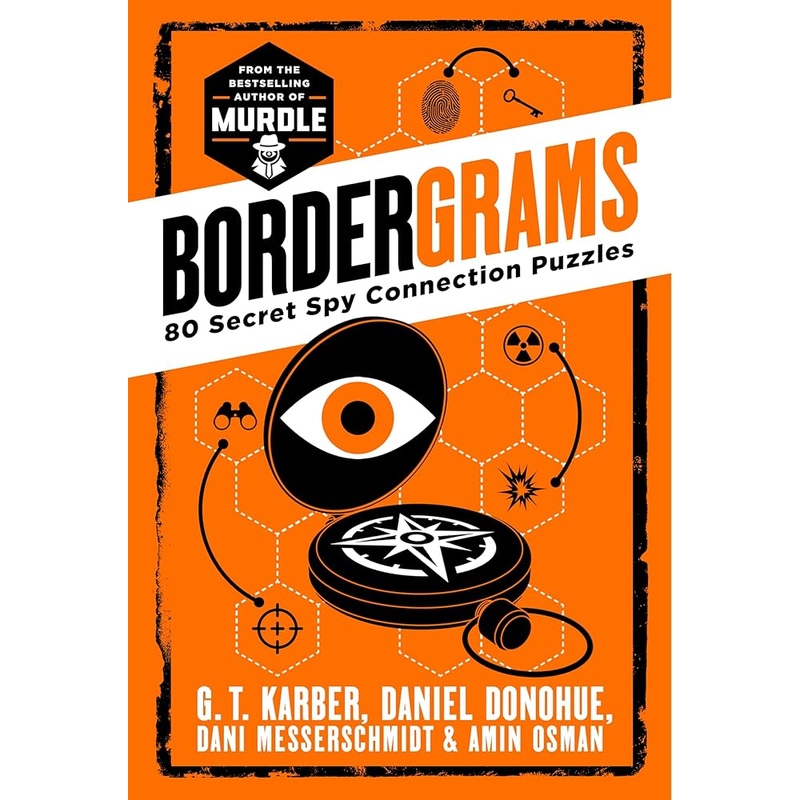 (9/16/25 PREORDER) Bordergrams: 80 Secret Spy Connection Puzzles