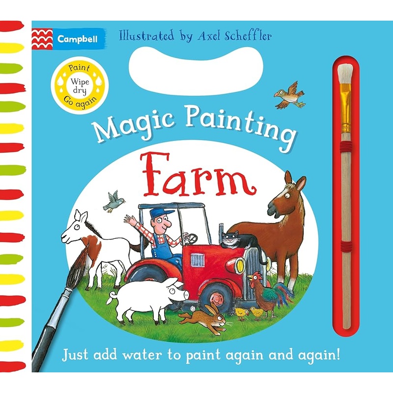 Farm Magic Painting: Just add water to paint again and again! (Campbell Axel Scheffler)