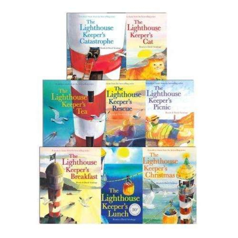 The Lighthouse Keeper’s Lunch Collection 8 Books Set Cat, Picnic, Rescue, Tea