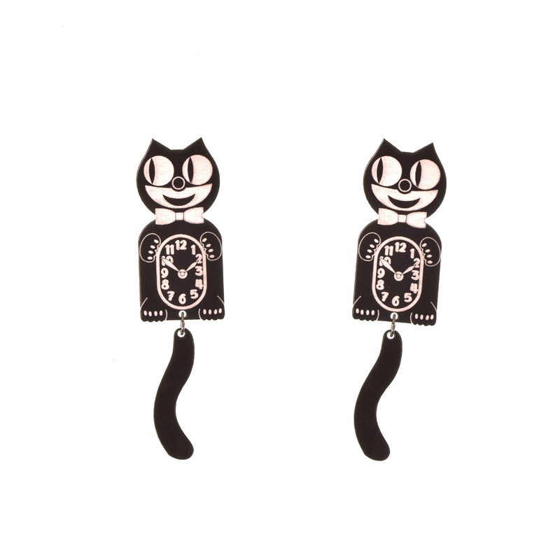 Vinca – Cat CLAW-K Earrings officially licensed by Kit-Kat Clock